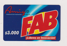 COLOMBIA -  Comcel Amigo Fab Remote  Phonecard - Colombie