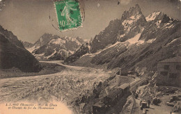 FRANCE - Chamonix - Vue Sur La Mer De Glace Et Chemin De Fer Du Montenvers - Vue Générale - Carte Postale Ancienne - Chamonix-Mont-Blanc