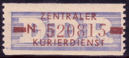 20-N-III-Neudruck Dienst-B, Abart III, Billet ** - Mint