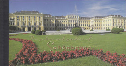 UNO Wien: Markenheftchen 3 UNESCO-Welterbe Schloss Schönbrunn 1998, ESSt - Booklets