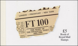 Großbritannien-Markenheftchen 81 The Story Of The Financial Times 1988 ** - Booklets