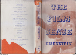 C1  CINEMA Sergei EISENSTEIN The FILM SENSE Faber 1948 EN ANGLAIS Jaquette 2nd Ed PORT INCLUS France - 1900-1949