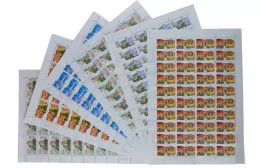 China 1998/1998-4 People's Police Stamp Full Sheet 6v MNH - Blocks & Kleinbögen