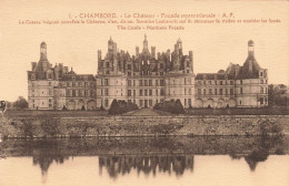 FRANCE - Chambord - Le Château - Façade Septentrionale - A P - Vue Générale Du Château - Carte Postale Ancienne - Chambord