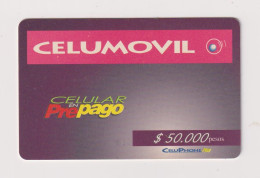 COLOMBIA -  Celumovil  Remote  Phonecard - Colombia