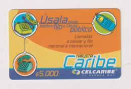 COLOMBIA -  Caribe  Remote  Phonecard - Colombie