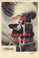 Militari Cartolina Militare Fidelitas Fedelta Illustratore G.piattoli (v.retro) - Andere & Zonder Classificatie
