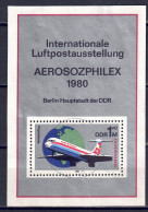 DDR 1980 - 25 Jahre INTERFLUG, Block 59, Gestempelt / Used - 1971-1980