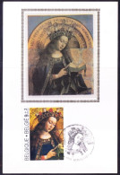 Belgium 1968 Maxi Card, The Virgin Mary, Culture, Painters, Paintings, Religion - 1961-1970