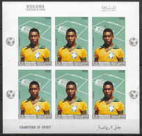 MANAMA   Feuillet  N°  * * NON DENTELE  Pele - Neufs