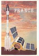 CPM Satellite Amateur Francais Et Son Lanceur Ariane Avec L'Autorisation Du CNES Et Du Race - Raumfahrt