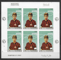 MANAMA  Feuillet  N°  * * NON DENTELE  Rivera - Unused Stamps