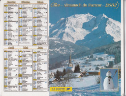 Almanach Du Facteur  2002 - Combloux, Haute Savoie - L'aiguille Du Dru Haute Savoie - Grossformat : 2001-...