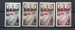 Russia 1938 Old Set Polar-Flight Moscow-Portland Stamps (Michel 595/98) Nice MLH - Nuevos