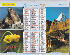 Almanach Du Facteur  2007 - Mont Cervin, Valais, Suisse - Corvara, Haut Adige, Tyrol Sud, Italie - Groot Formaat: 2001-...