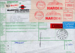 Danimarca (1985) - Bollettino Pacchi Per La Francia - Cartas & Documentos