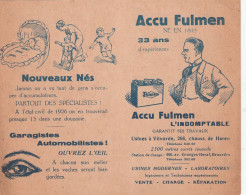 FULMEN  ACCUS - Publicités