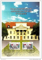 18-15a 2782  EC CS HK BK 2782 FDC Emission Commune Pologne Belgique  Carte Souvenir  Palais Mniszech à Varsovie  26-9-19 - Erinnerungskarten – Gemeinschaftsausgaben [HK]