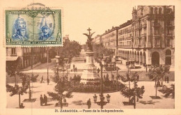 ZARAGOZA, Spain - Paseo De La Independencia  (2 Scans) - Zaragoza