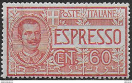 1922 Italia Espresso 60c. Rosso 1v. MNH Sassone N. 7 - Otros & Sin Clasificación