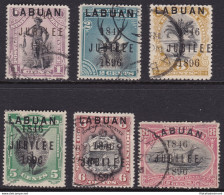 1896 LABUAN - SG 83/88 Set Of 6 Values USED - Autres & Non Classés