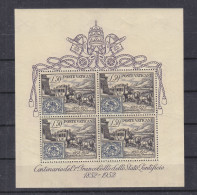 Vatican - Yvert BF 1 ** - Timbres Sur Timbres - Diligence - Valeur 300,00 Euros - - Blocks & Sheetlets & Panes