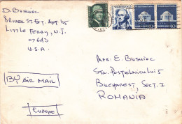 STAMPS ON COVERS 1975 UNITED STATES - Brieven En Documenten