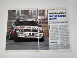 Lancia Delta Integrale 16 V Groupe A - Coupure De Presse Automobile - Cars