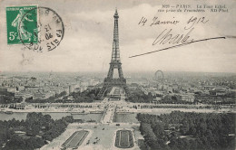 FRANCE - Paris - La Tour Eiffel Vue Prise Du Trocadéro - Carte Postale Ancienne - Eiffelturm