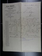 Alfred Bogaerts Commionnaire-Expéditeur Transports à Forfait Anvers  1902  /22/ - Transport