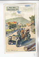 Dreser Künstler Chromokarte Aus Dem Sportleben Automobilsport   Serie 10 # 3  Ca 1910 - Tee & Kaffee