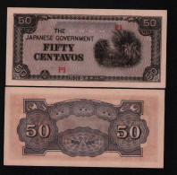 Japan  Philippines Occupation  50 Centavos Unc Aunc - Japón