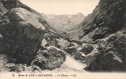 FRANCE - Route De Luz à Gavarnie - Le Chaos - L L - Vue Générale De La Route - Carte Postale Ancienne - Argeles Gazost