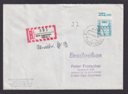Berlin R Brief EF 676 Burgen & Schlösser Oberrand Aus Bogen Ingoldstadt Kat 90,- - Covers & Documents