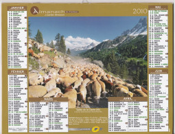 Almanach Du Facteur  2010 - Vallée De La Clarée - Lac D'espingo - Tamaño Grande : 2001-...