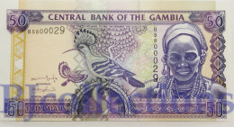 GAMBIA 50 DALASIS 2001 PICK 23a UNC - Gambia