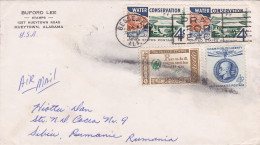 BUFORD LEE  AIR MAIL  STAMPS ON COVERS 1958 UNITED STATES - Brieven En Documenten