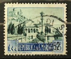 Timbre Oblitéré Saint-Marin 1950 - Usados