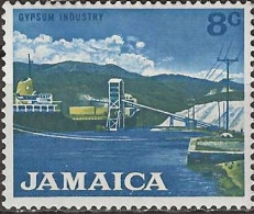 JAMAICA 1970 Decimal Currency - 8c Gypsum Industry MNH - Jamaica (1962-...)