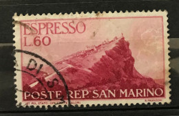 Timbre Oblitéré Saint-Marin 1950 - Oblitérés