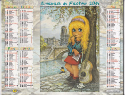 Almanach Du Facteur  2014 - Poulbeau - Grand Format : 2001-...