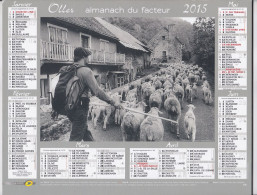 Almanach Du Facteur  2015 - Molines En Champsaur, Hautes Alpes - Fenaison - Big : 2001-...