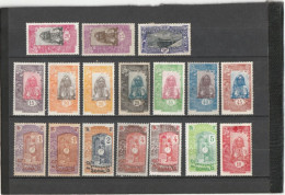 COTE  DES  SOMALIS   1915 - 16   Y. T.  N° 83  à  99  Incomplet  NEUF*  Frais De Gestion Compris - Used Stamps