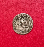 Hongrie. Beau Denier En Argent Maximilien Ier 1568. Etat TTB - Hongrie