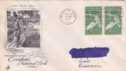 EVERGLANDES NATIONAL PARK FLORIDA   STAMPS ON COVERS  FDC 1947 UNITED STATES - Cartas & Documentos