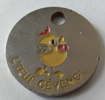 Jeton De Caddie - L'OEUF CEVENOL - EMBALLE O.Q.D. POULES - En Métal - (1) - - Trolley Token/Shopping Trolley Chip