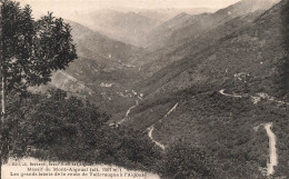 FRANCE - Massif Du Mont Aigoual Sous La Neige (Alt 1567 M) - Les Grands Lacets De La Route - Carte Postale Ancienne - Le Vigan