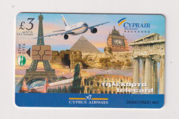 CYPRUS -  Cyprus Airways  Chip  Phonecard - Cipro