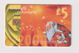 CYPRUS -  Christmas  Chip  Phonecard - Chypre