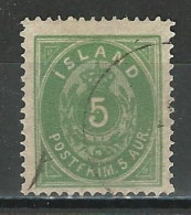 Island Mi 13A O Perf. 14x13 1/2 - Used Stamps